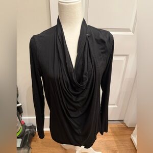 Michael Stars Black convertible Long Sleeve Top